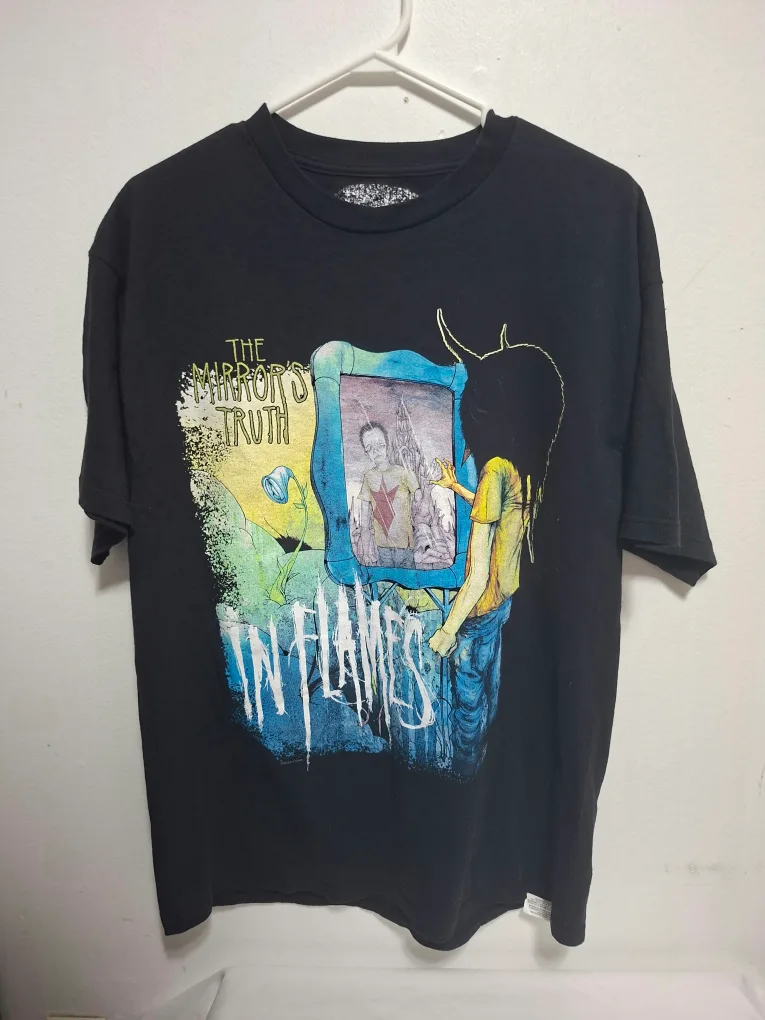 In Flames The Mirror's Truth Band T-Shirt Large 2008 thumbnail