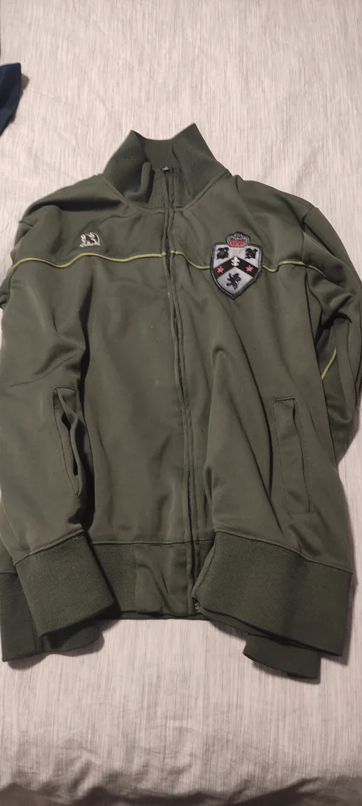 Bluenotes Olive Green Track Jacket - Size L thumbnail