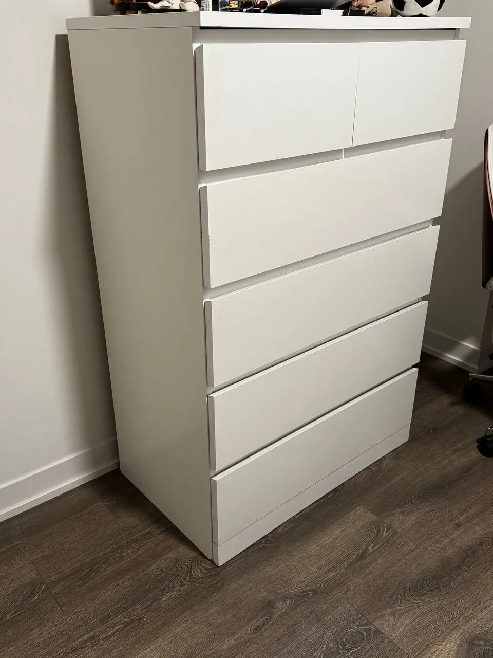 IKEA Malm 6-Drawer Dresser - White thumbnail