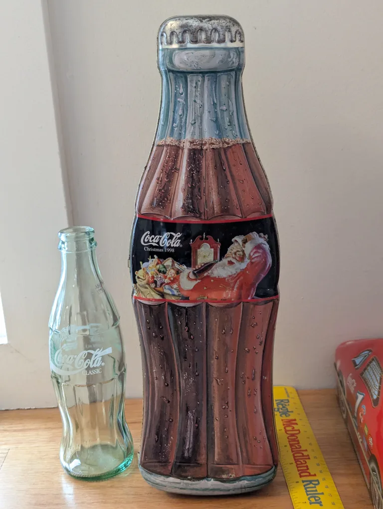 Large Coca-Cola 1998 Tins. 2 to choose from image indicator(2)