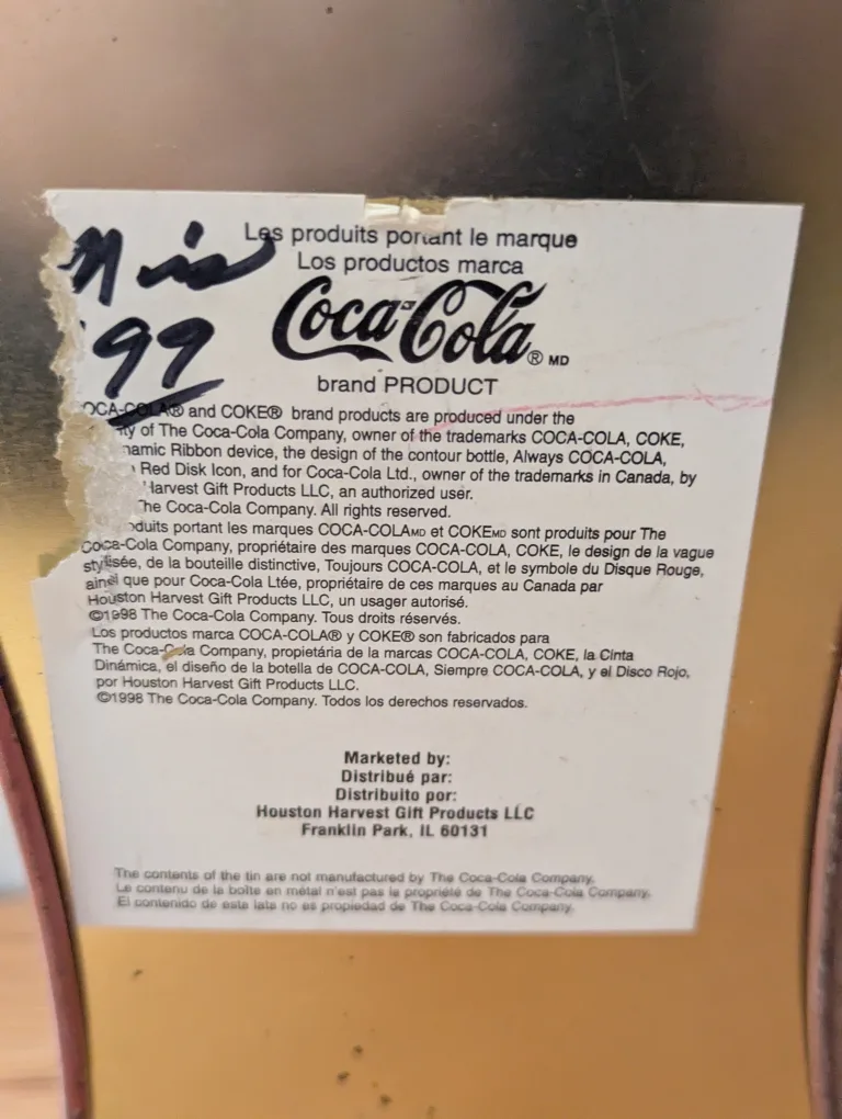 Large Coca-Cola 1998 Tins. 2 to choose from image indicator(6)