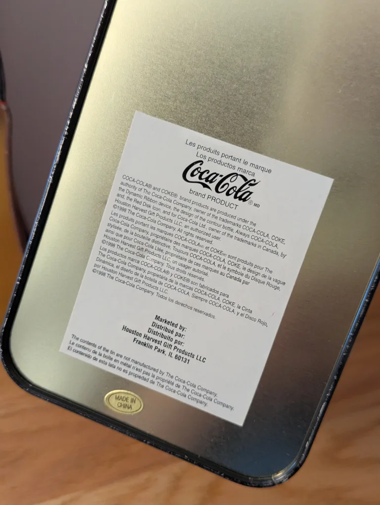 Large Coca-Cola 1998 Tins. 2 to choose from image indicator(8)