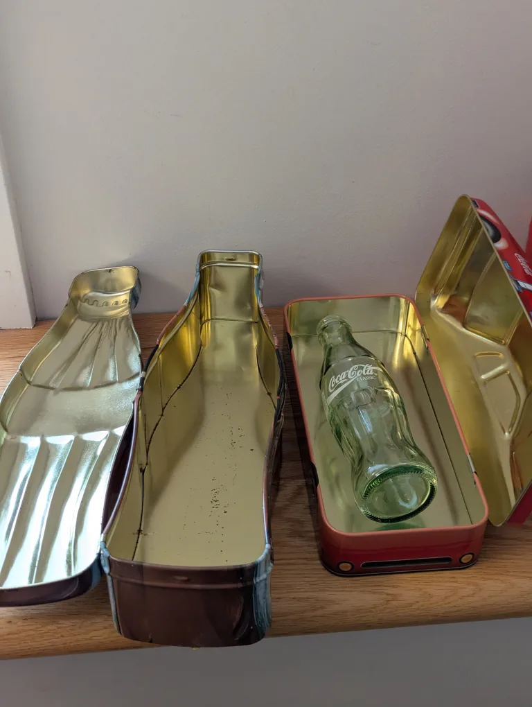 Large Coca-Cola 1998 Tins. 2 to choose from image indicator(9)