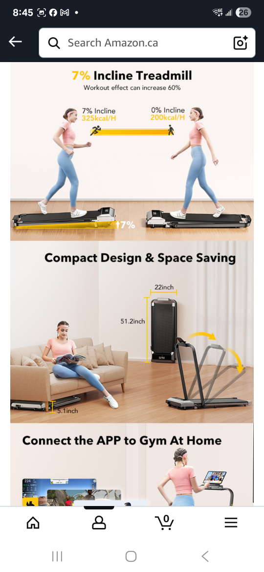 Treadmill - Compact & Space Saving - photo 5