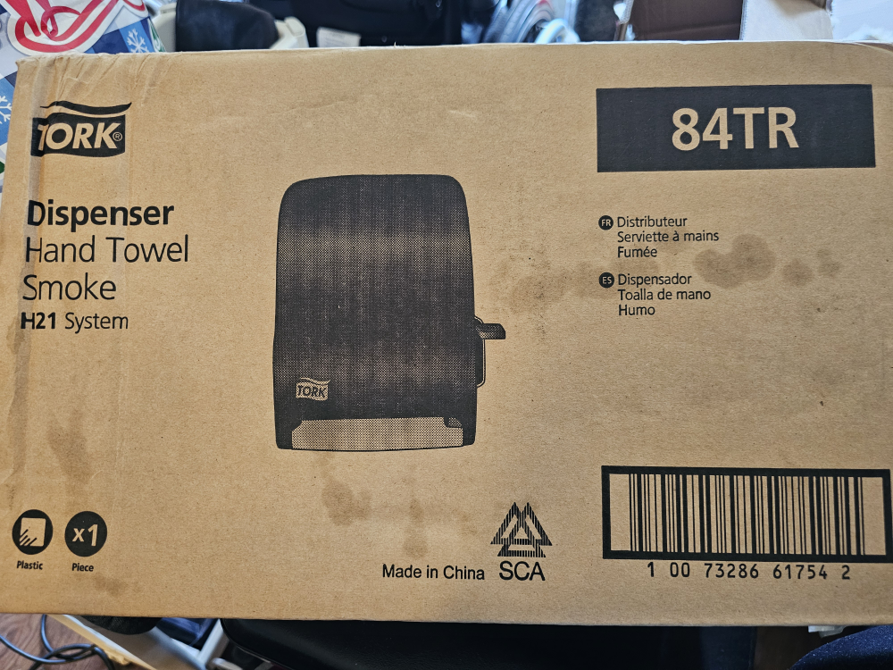 New Tork 84TR Hand Towel Dispenser - Smoke