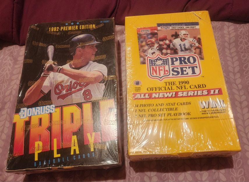 Donruss Triple Play Baseball Cards & Pro Set NFL Cards CASH ONLY
