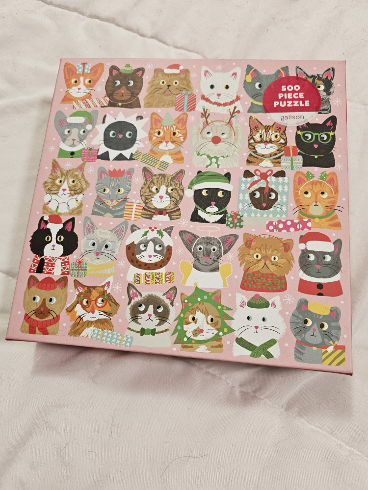 Galison 500 Piece Cats in Hats Puzzle