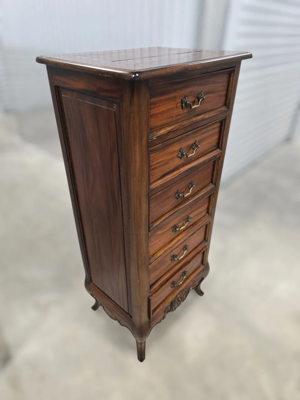 Free Delivery Antique Brown Wooden Chest of Drawers image indicator(2)