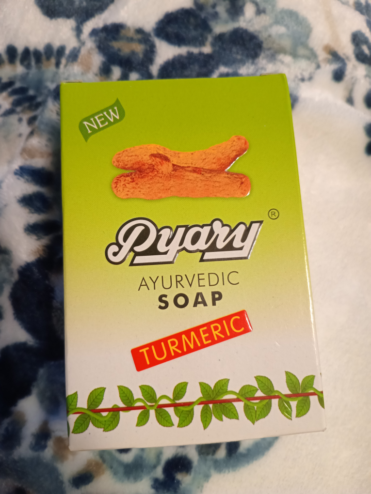 New Pyary Ayurvedic Turmeric Soap