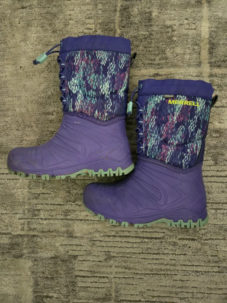 Merrell Purple Winter Boots Size 1 image indicator(3)