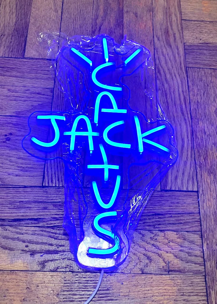 Cactus Jack (Travis Scott) LED Neon Sign - New! image indicator(2)
