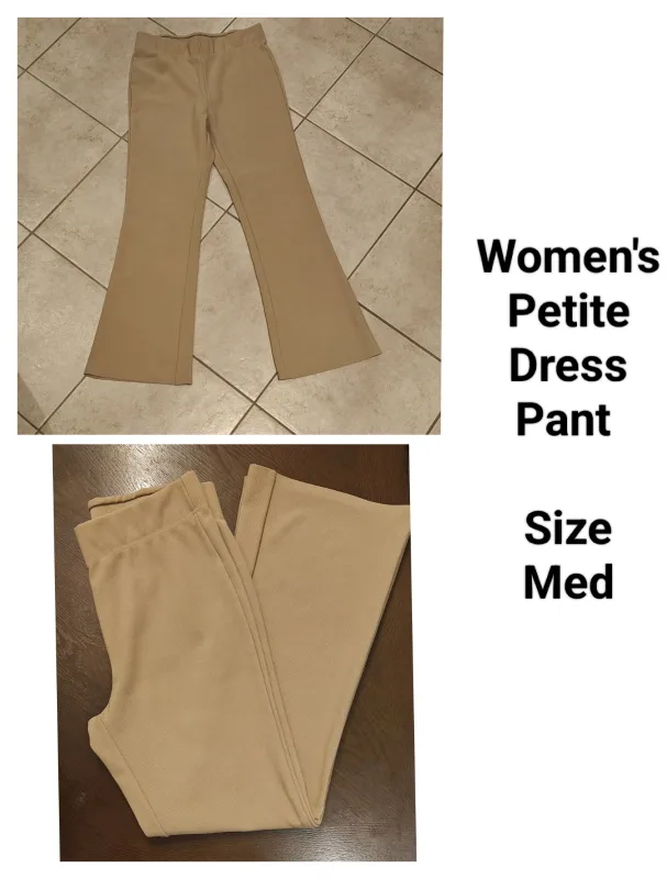 Women's Petite Dress Pants - Size Medium thumbnail