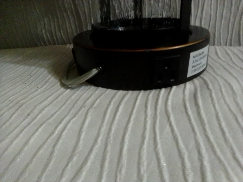 Glass and Metal Table Lamp - photo 2