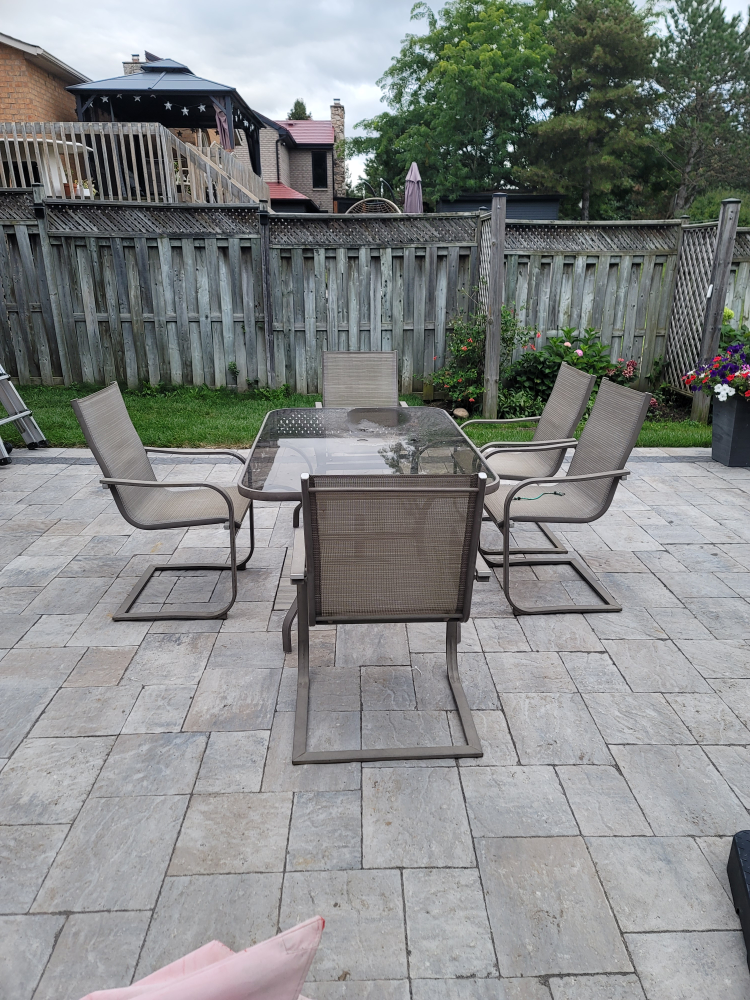 Patio Table with five Chairs