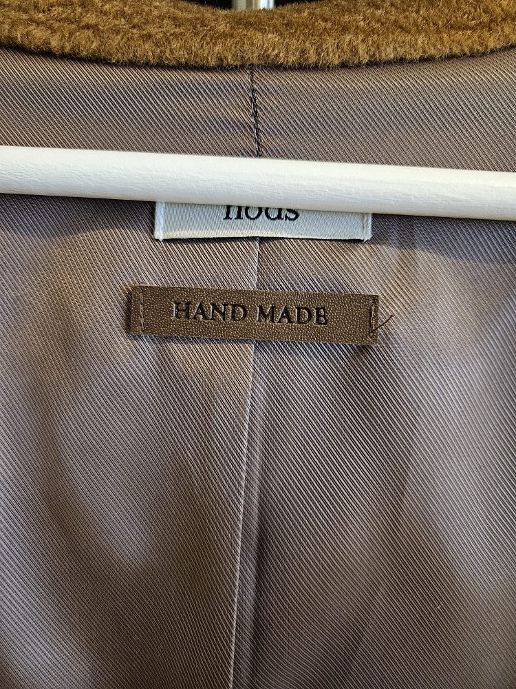 Handmade Wool Coat - Caramel - photo 4