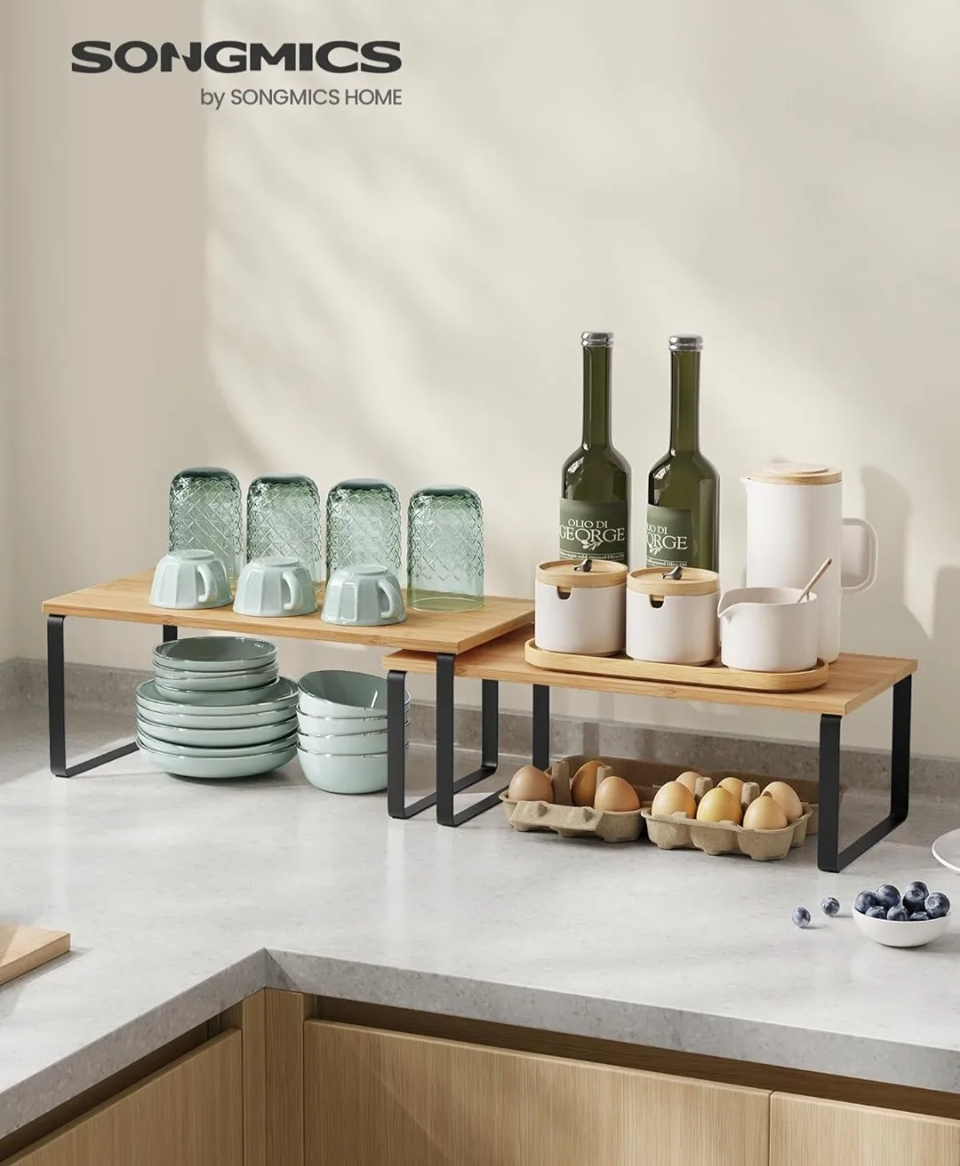 SONGMICS Kitchen Counter Shelf Organizer thumbnail
