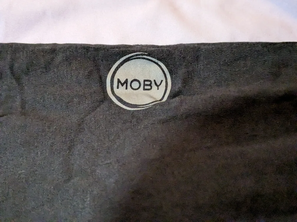 Moby Wrap Baby Carrier Classic in Slate -like NEW thumbnail