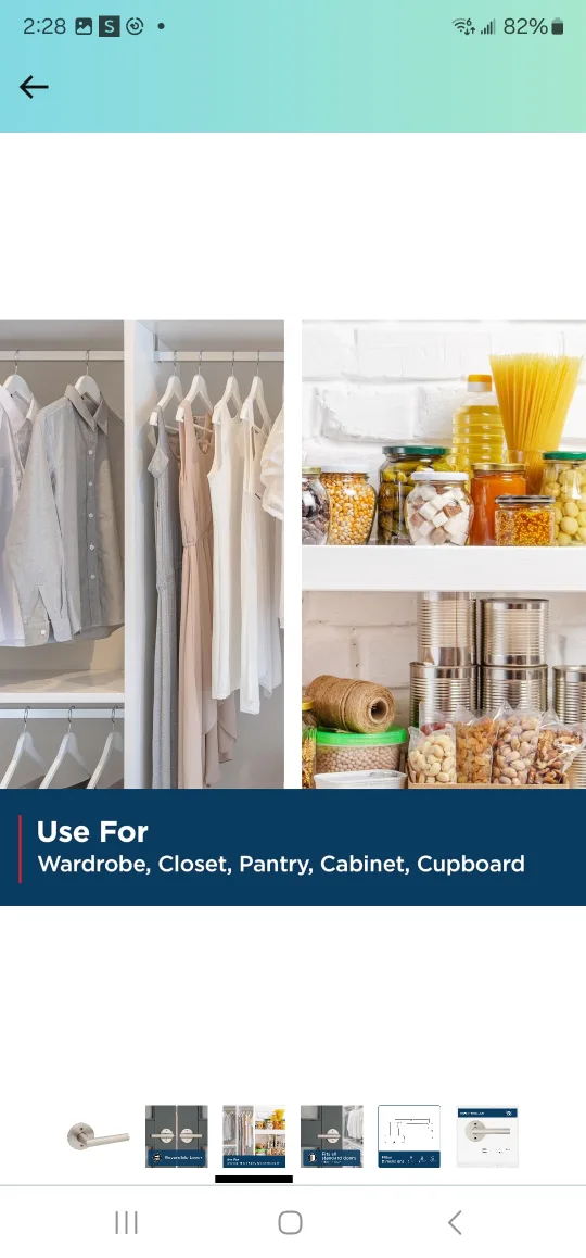 Weiser Milan Satin Nickel Door Handle, Reversible Half Dummy.. image indicator(6)