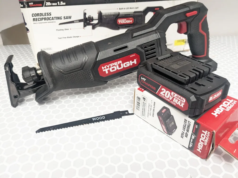 20V Max Hyper Tough Reciprocating Saw + Battery Pack thumbnail