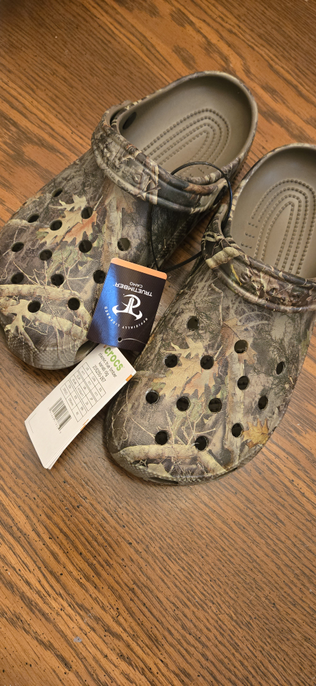 Crocs Mens size 11 Official true timber camo P/u in St George