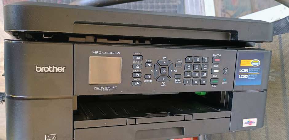 Brother All In One Inkjet Printer Mfg-j485dw