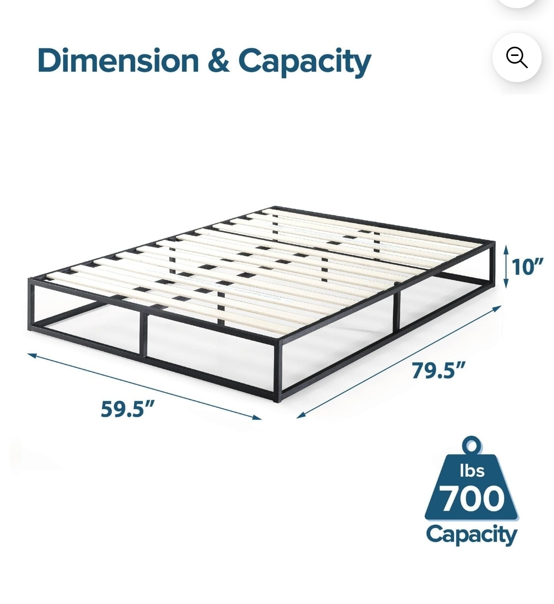 Metal Bed Frame - Queen 👸 - photo 2