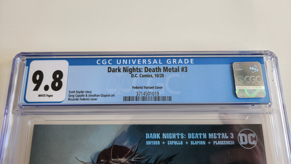 Dark Nights: Death Metal #3 CGC 9.8 - photo 3