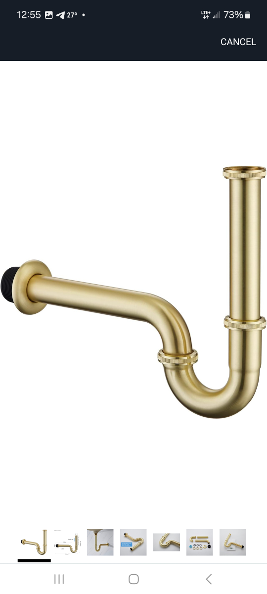 Miraga 1-1/4 inch Slip Inlet Drain - photo 3