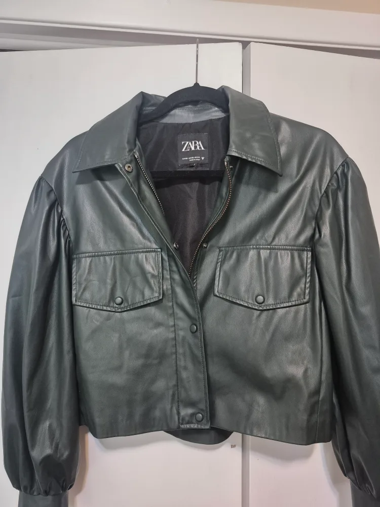 Zara Faux Leather Jacket - XS thumbnail