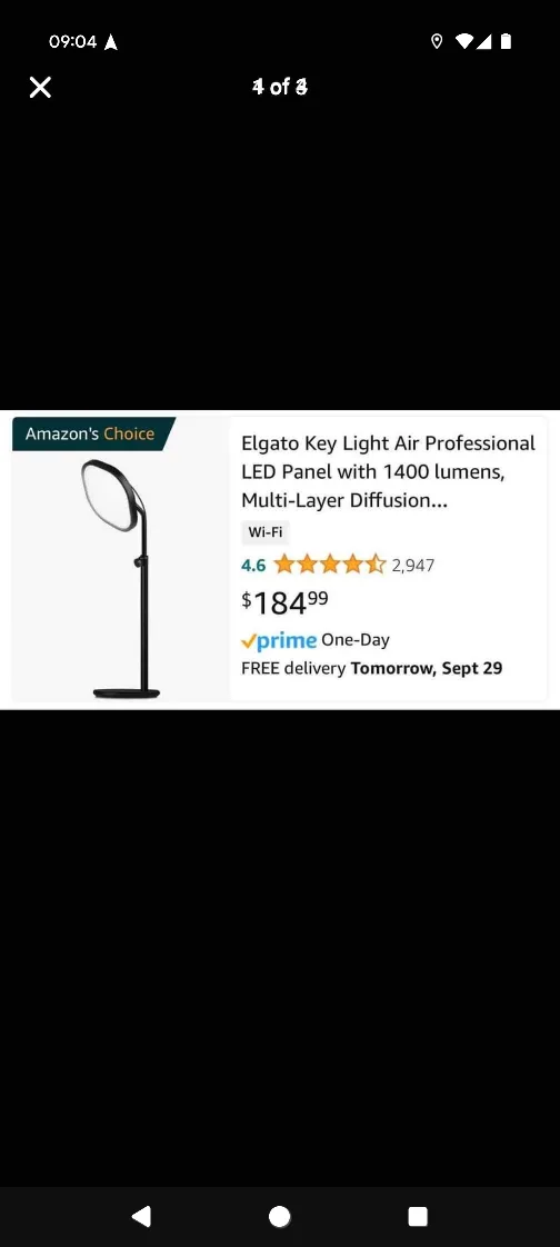 Streaming Light Keylight Air Conference Light NEW El Gato thumbnail