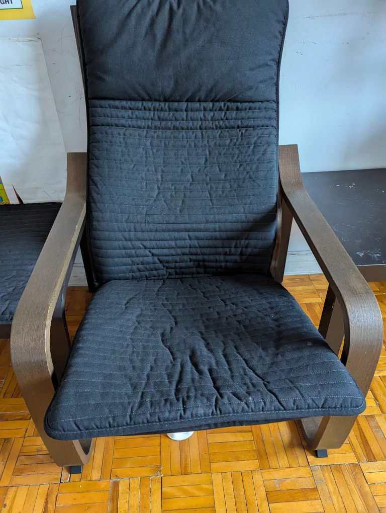 IKEA Poang Chair - Black thumbnail