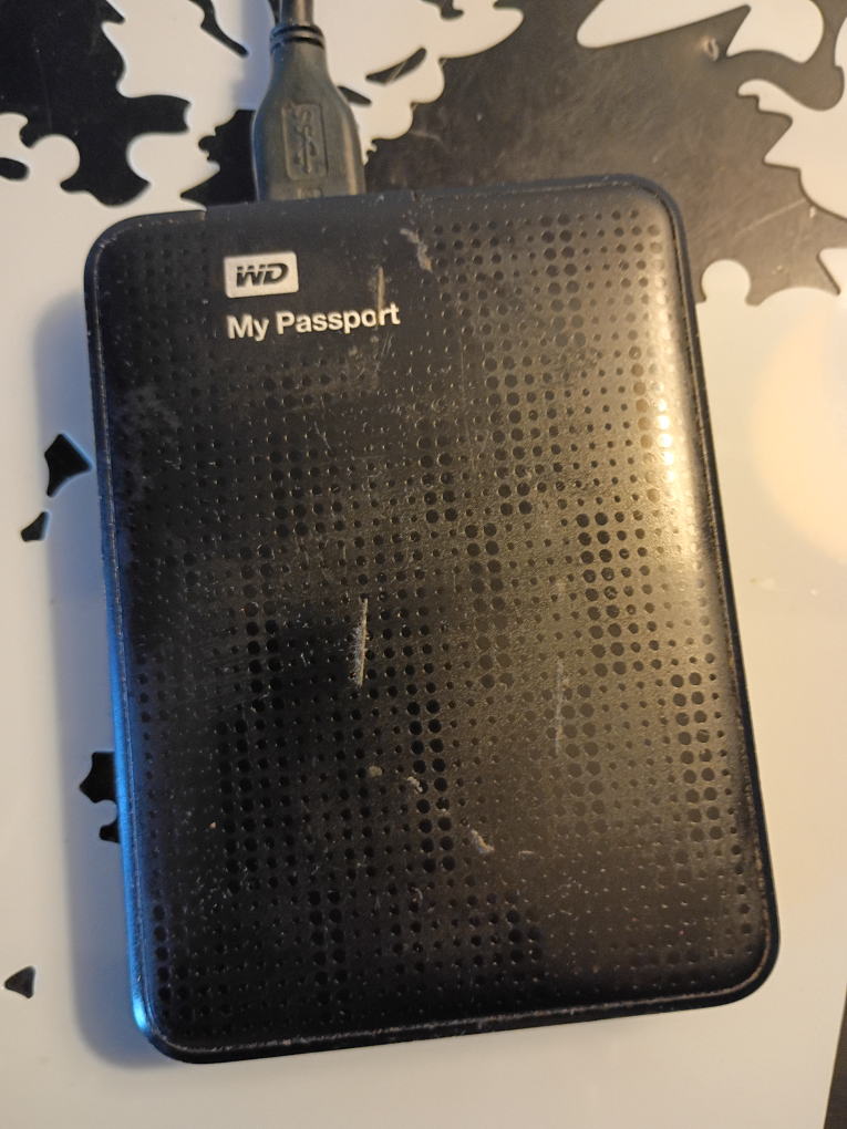 1 TB Western Digital external drive Terabyte