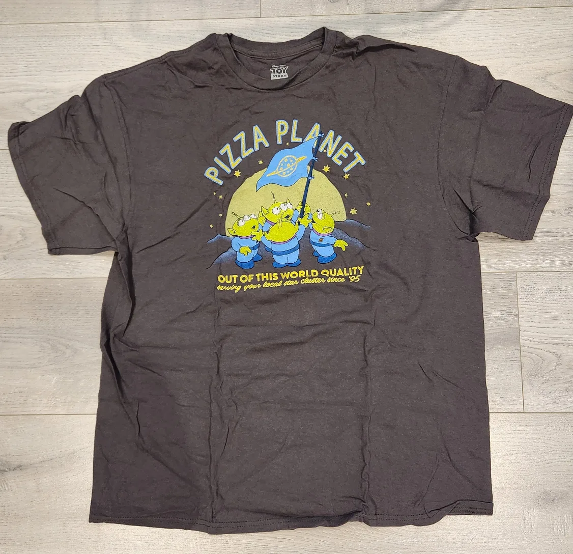 Pick Up Toy Story Alien Pizza Planet XL T-Shirt never worn thumbnail