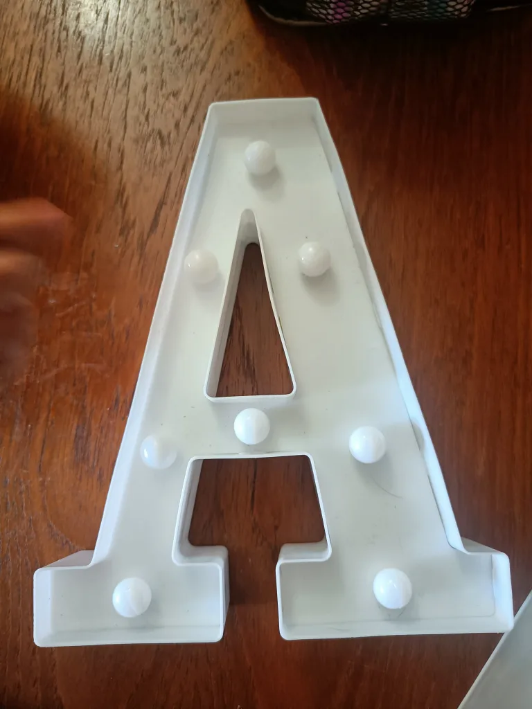 LED Letter A and Number 4 image indicator(3)