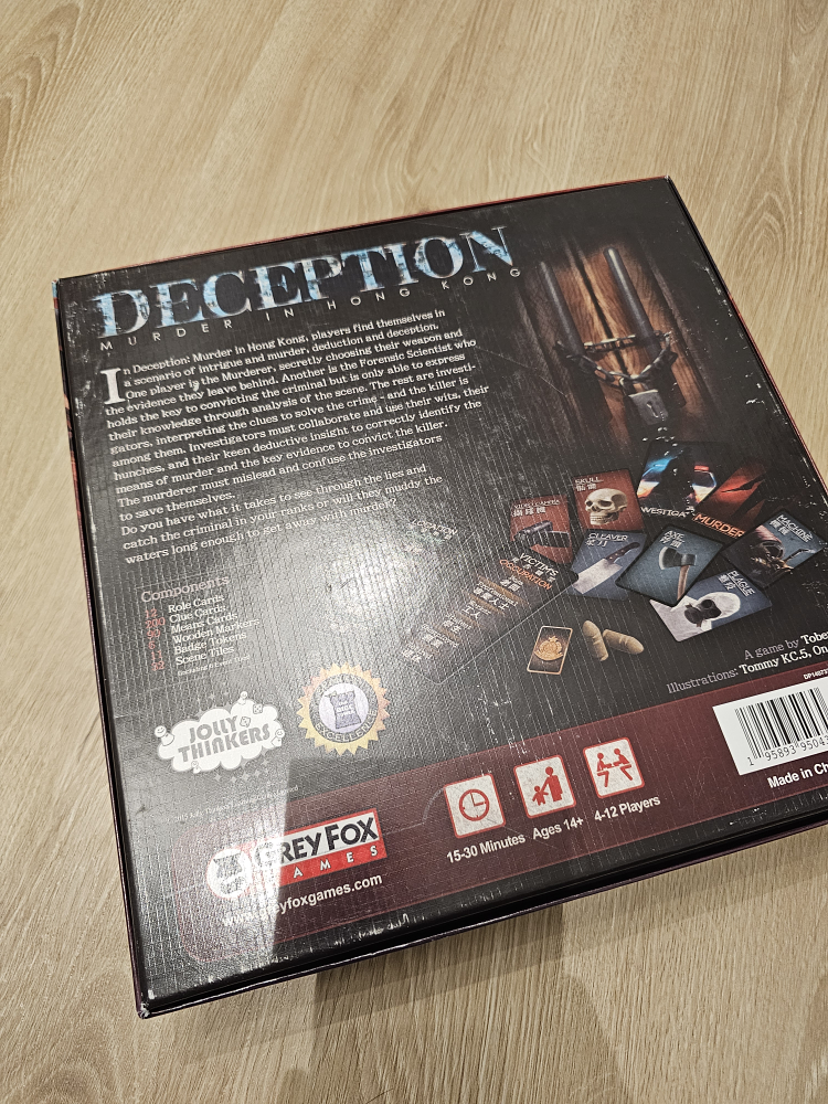 Deception: Murder in Hong Kong Board Game - photo 2