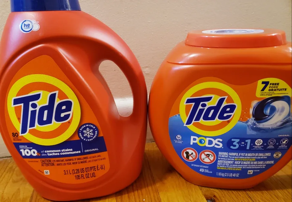 Cleaning supplies: Tide, Dawn, Mr. Clean, Febreze image indicator(2)