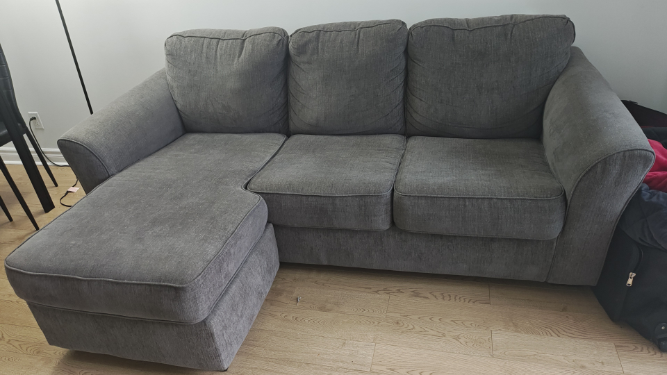 Grey Sectional Sofa with Chaise Lounge