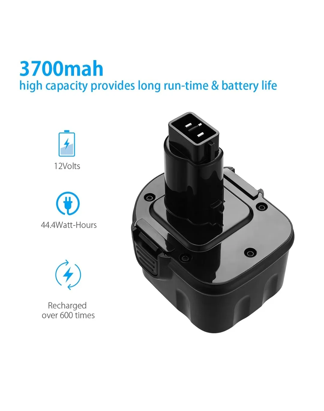 PowerExtra 12V 3700mAh Replacement Battery thumbnail