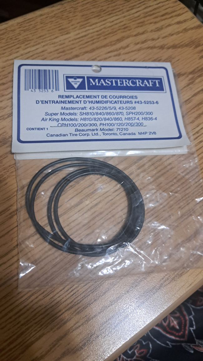Mastercraft Humidifier Replacement Drive Belts 🏆 - photo 2