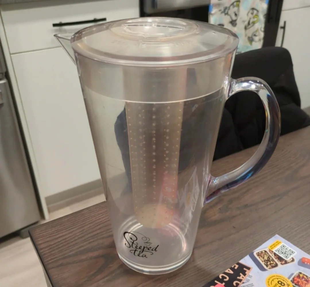 Plastic Steeped Tea Pitcher with Infuser thumbnail