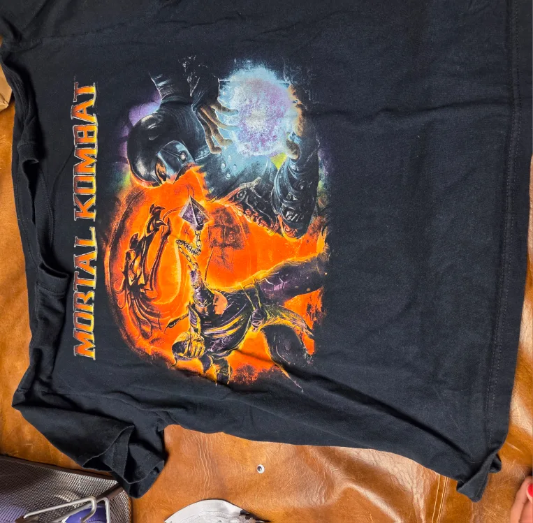 Mortal Kombat Black Graphic Tee