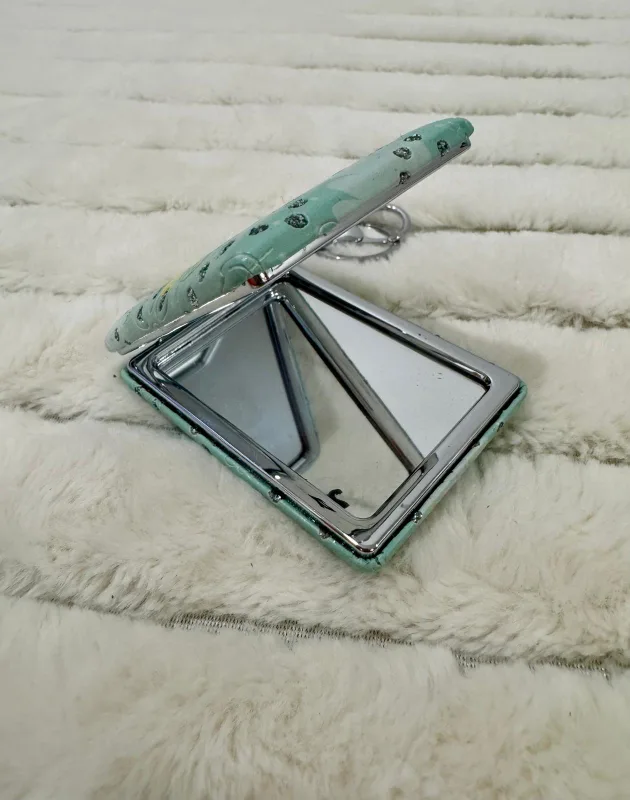 Cute Unicorn compact mirror Keychain image indicator(10)