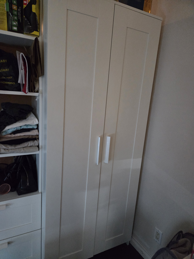 IKEA Brimnes White Wardrobe - 78x190cm