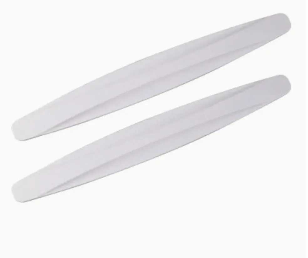 2pcs Anti-Scratch Bumpers & Collision Strips - (White) image indicator(2)