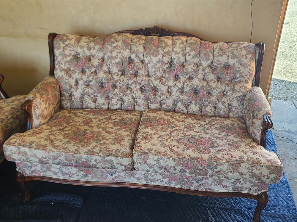 Floral Patterned Sofa and Loveseat Set - photo 3
