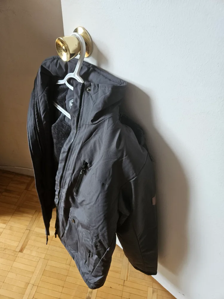 Black Winter Parka Jacket thumbnail