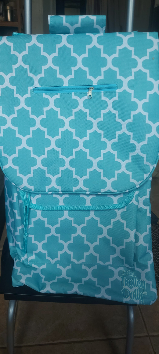 Folding Trolley Dolly - Aqua Pattern (Cash only) - photo 3