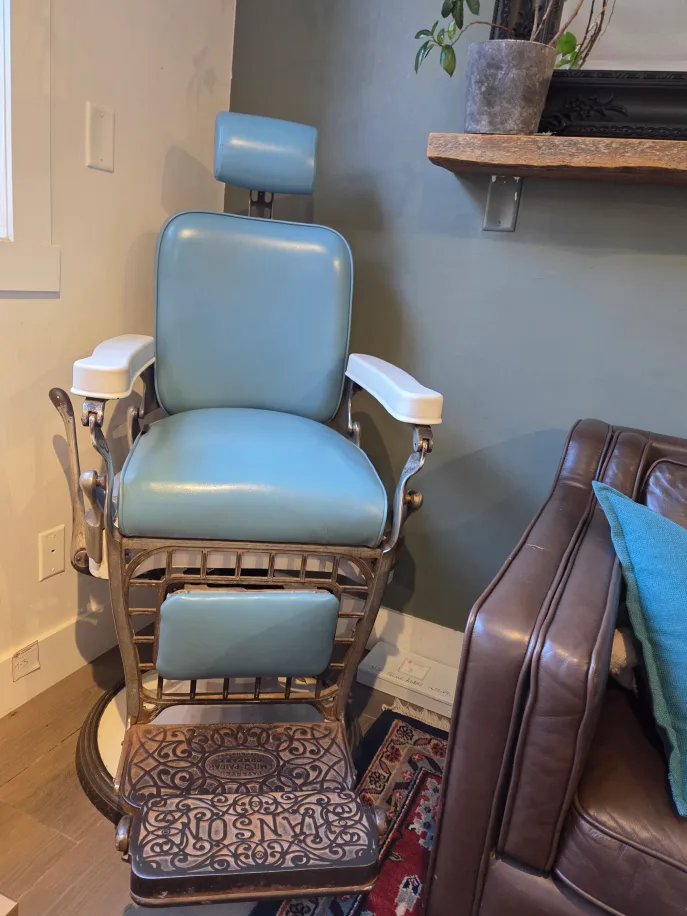 Vintage Emil J. Paidar Barber Chair thumbnail