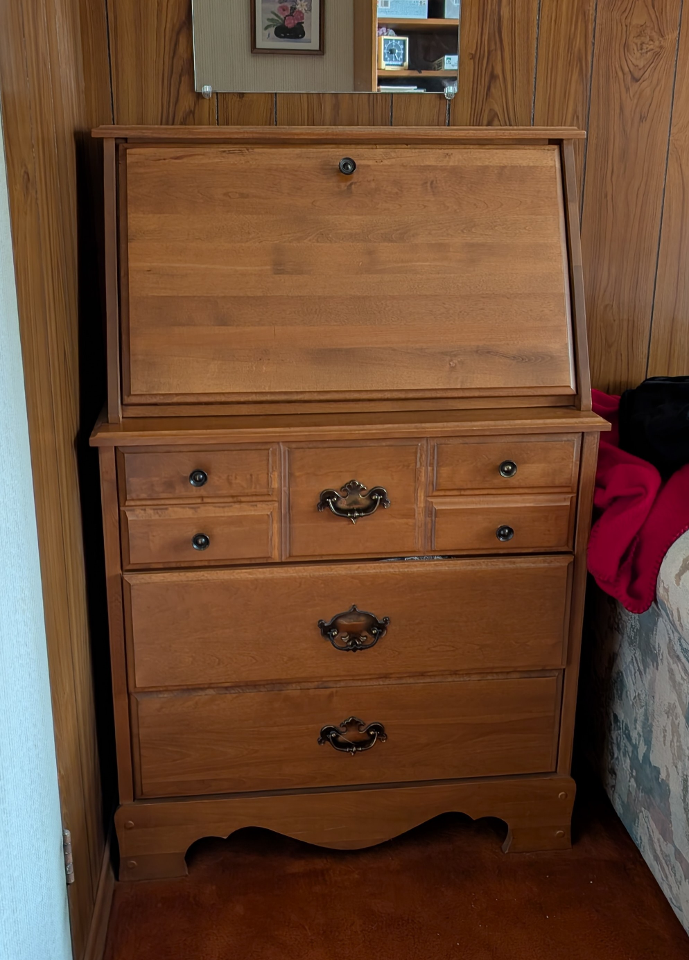 vintage secretary desk