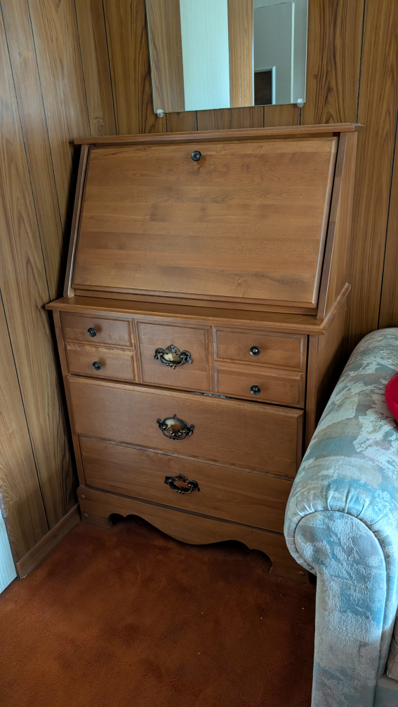 vintage secretary desk - photo 3